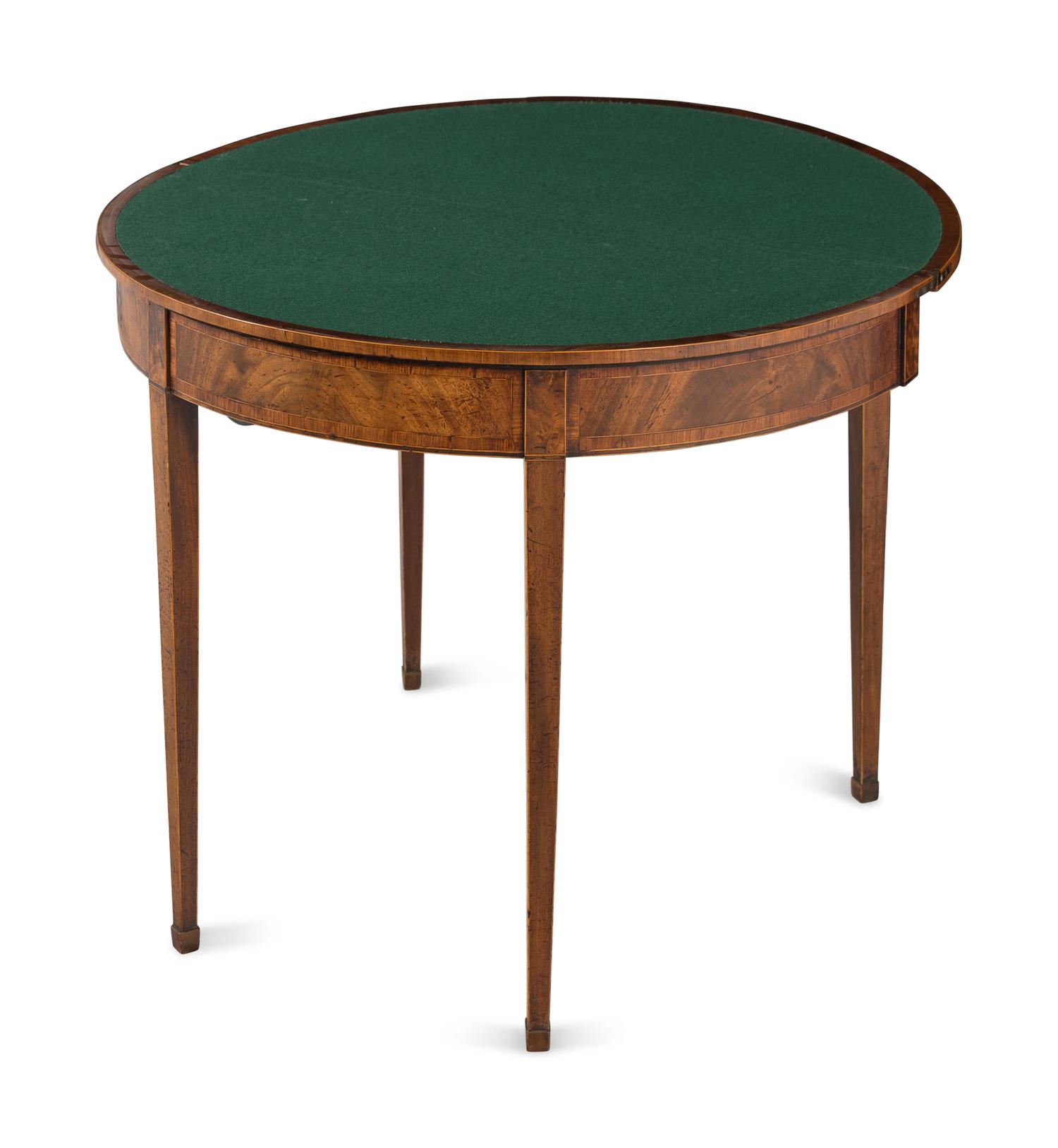 A George III Mahogany Flip-Top Games Table