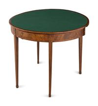 A George III Mahogany Flip-Top Games Table