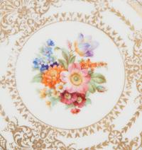 A Set of Twelve German Porcelain Service Plates