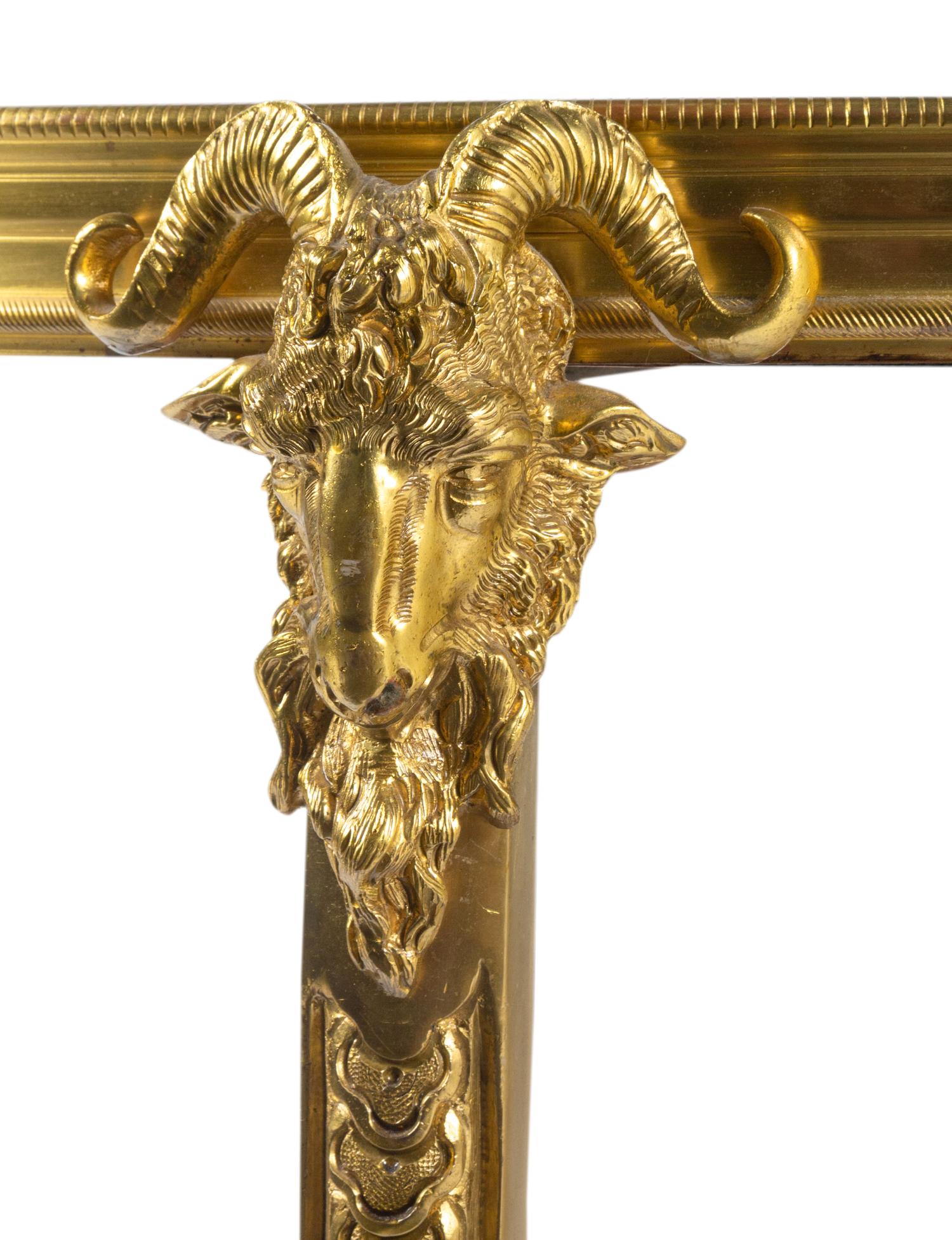 A French Neoclassical Style Gilt Bronze and Marble Guéridon