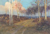Edward Willis Redfield, (American, 1869–1965), Fontainebleau