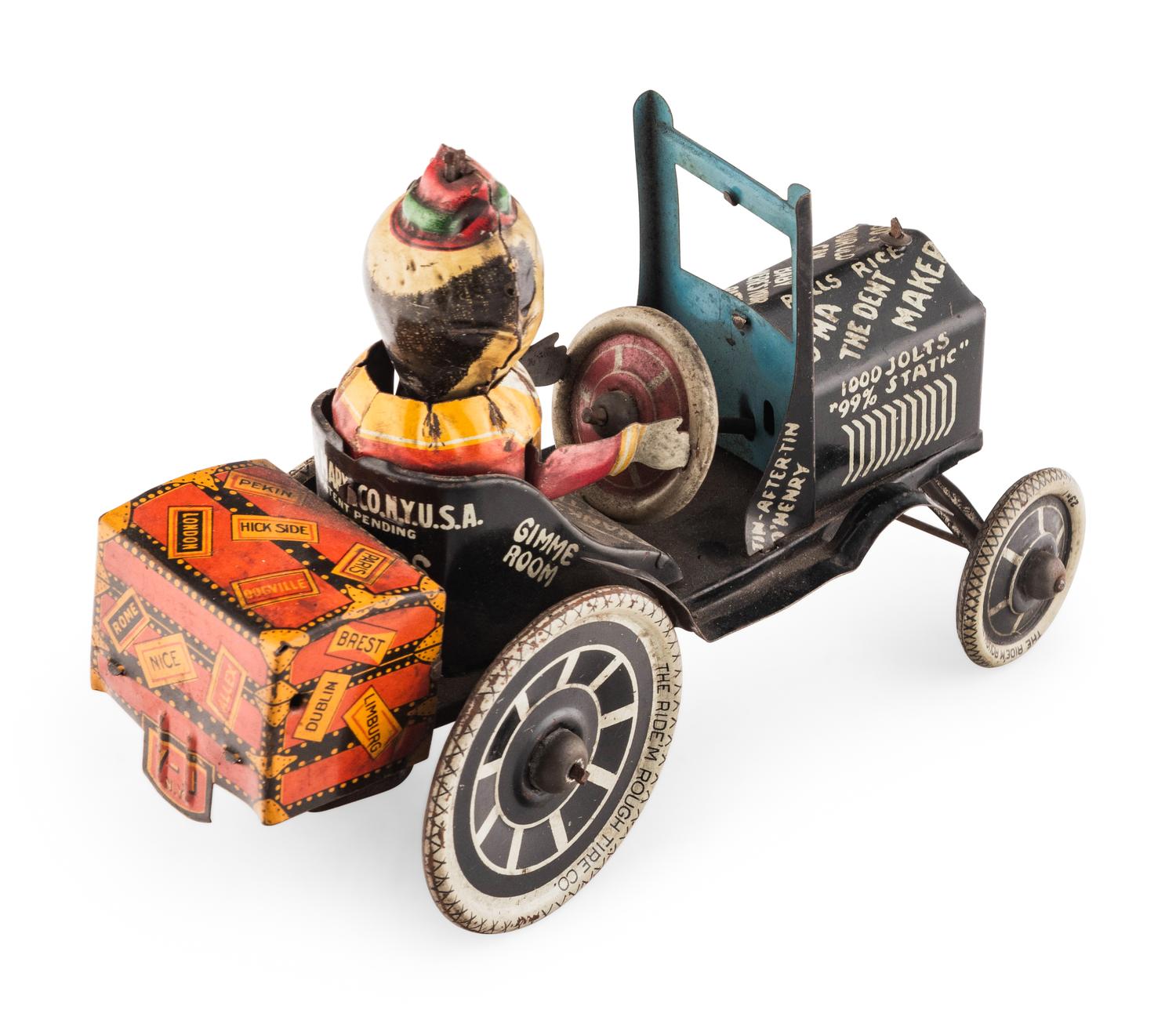 Two Marx Tin Lithograph Toy Cars