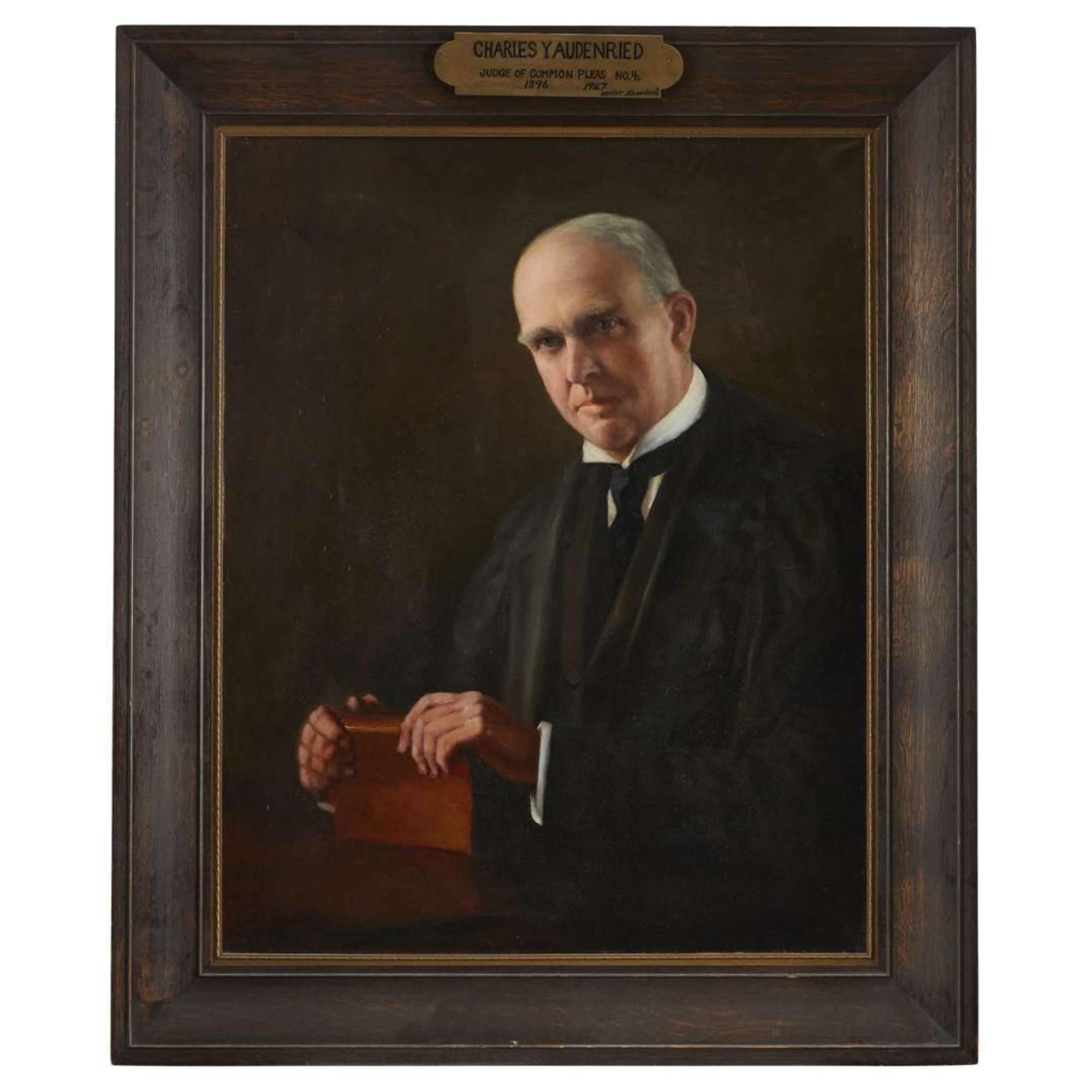 American School 20th century Portrait of Charles Audenreid (1863-1930)