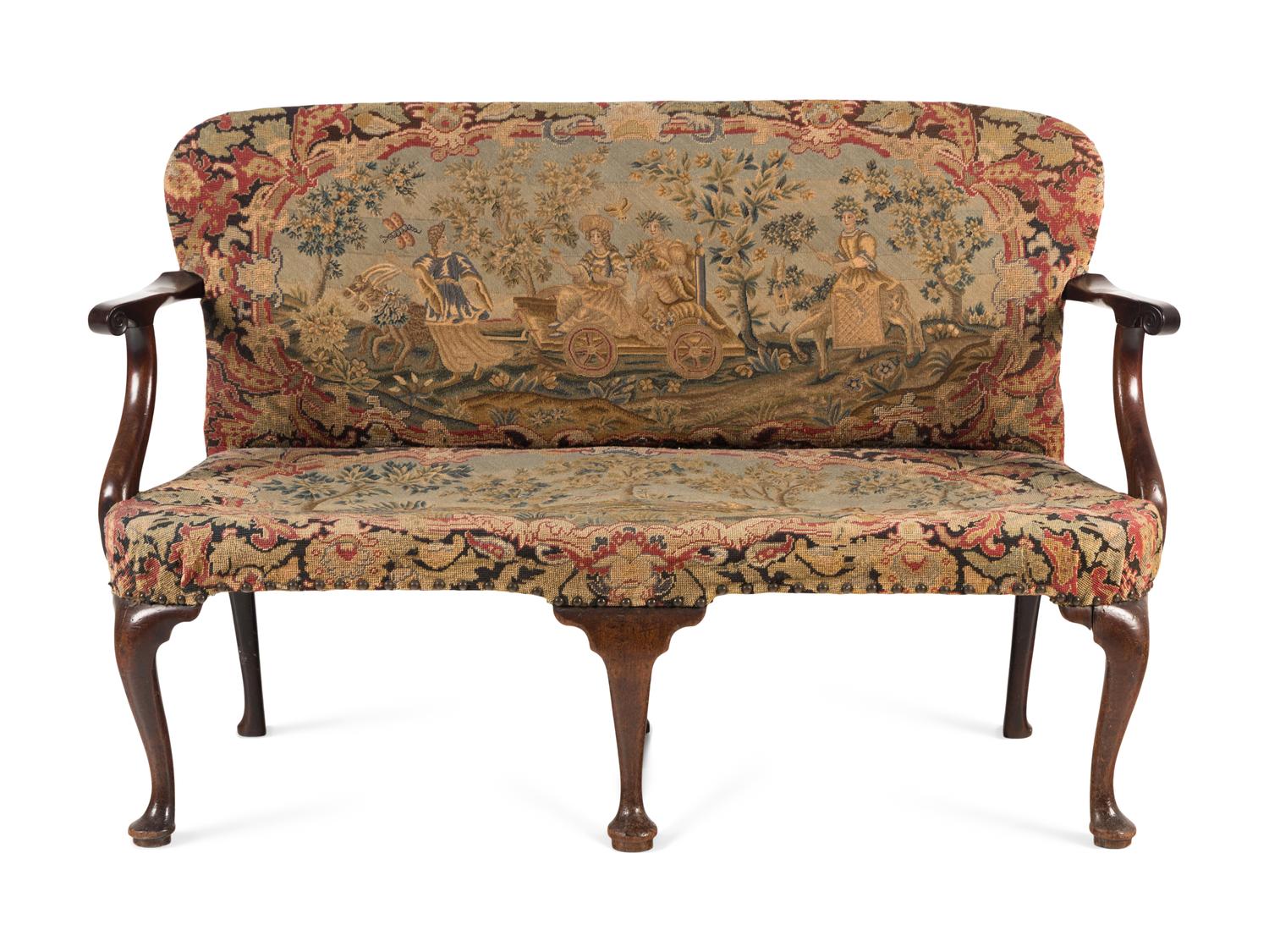 A George I Walnut Settee