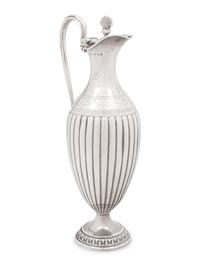 An English Silver Claret Jug