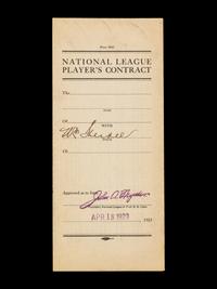 A Group of 15 1920s-30s St. Louis Cardinals Contract Agreements All Signed by Branch Rickey