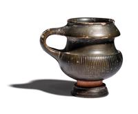 An Apulian Black-Glazed Oinochoe