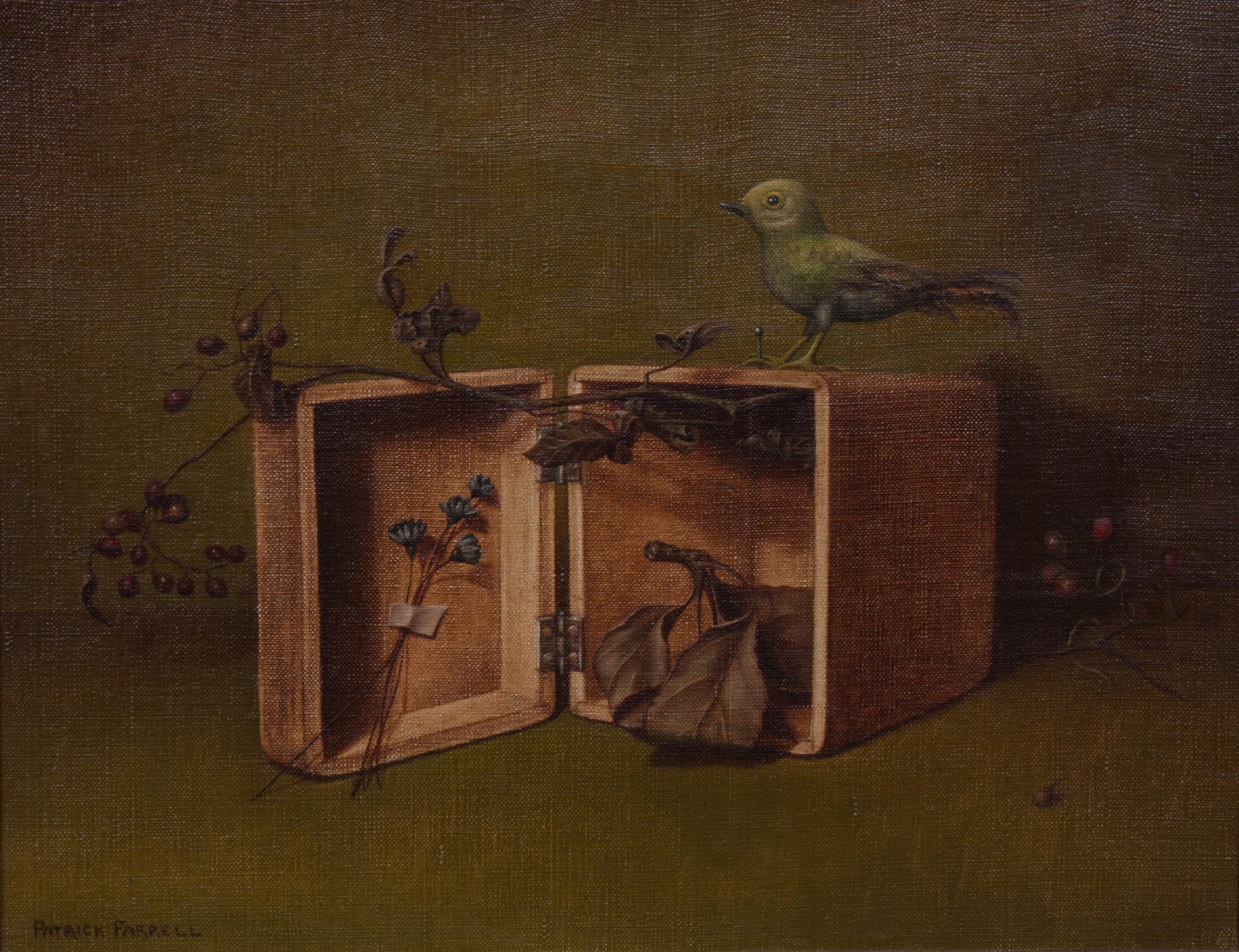 Patrick Farrell, (Wisconsin, b. 1945), Feathered Toy - A Bird for All Seasons, 1968