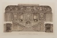 A Set of Six Framed Engravings Depicting Versailles and the Petit Trianon