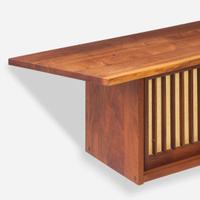 George Nakashima (American, 1905-1990) Double Hanging Wall Cabinet, New Hope, Pennsylvania, 1971
