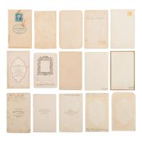 [Lincoln, Abraham] Photographic Study of John Wilkes Booth in 15 Carte de Visites