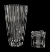 Two Tiffany & Co. Glass Table Articles