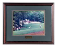 A Group of Arnold Palmer and Jack Nicklaus Displays Featuring Dual Signed Autograph 1962 U.S. Open Presentation
