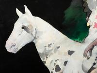 Indian on White Horse