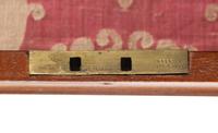 An Edwardian Satinwood-Banded Mahogany Vitrine Table