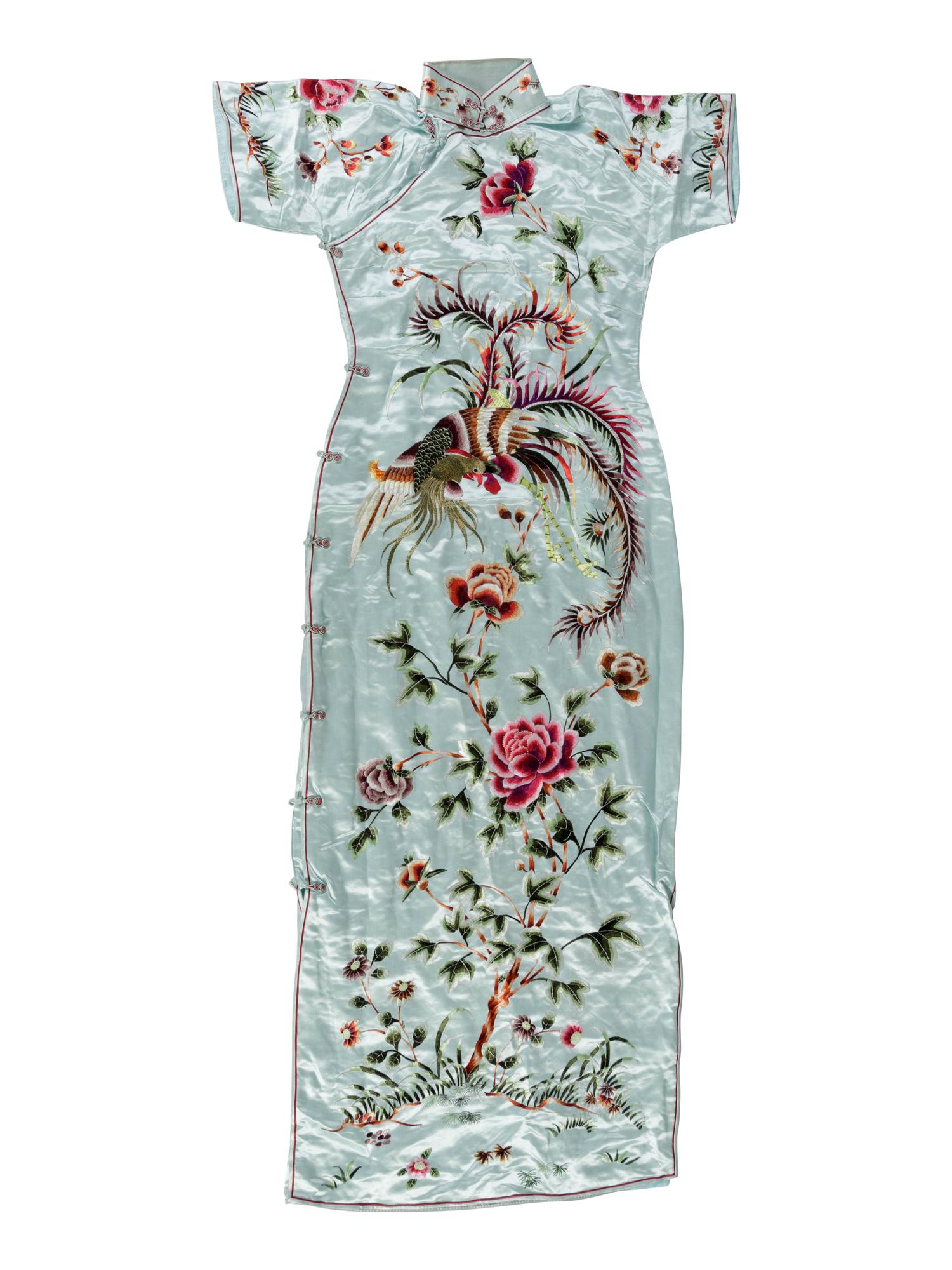 Three Chinese Silk Lady's Cheongsams, Qipao