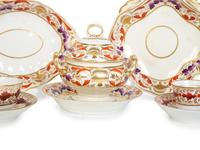 A Partial Dessert Service of English Derby Porcelain — CIRCA 1815