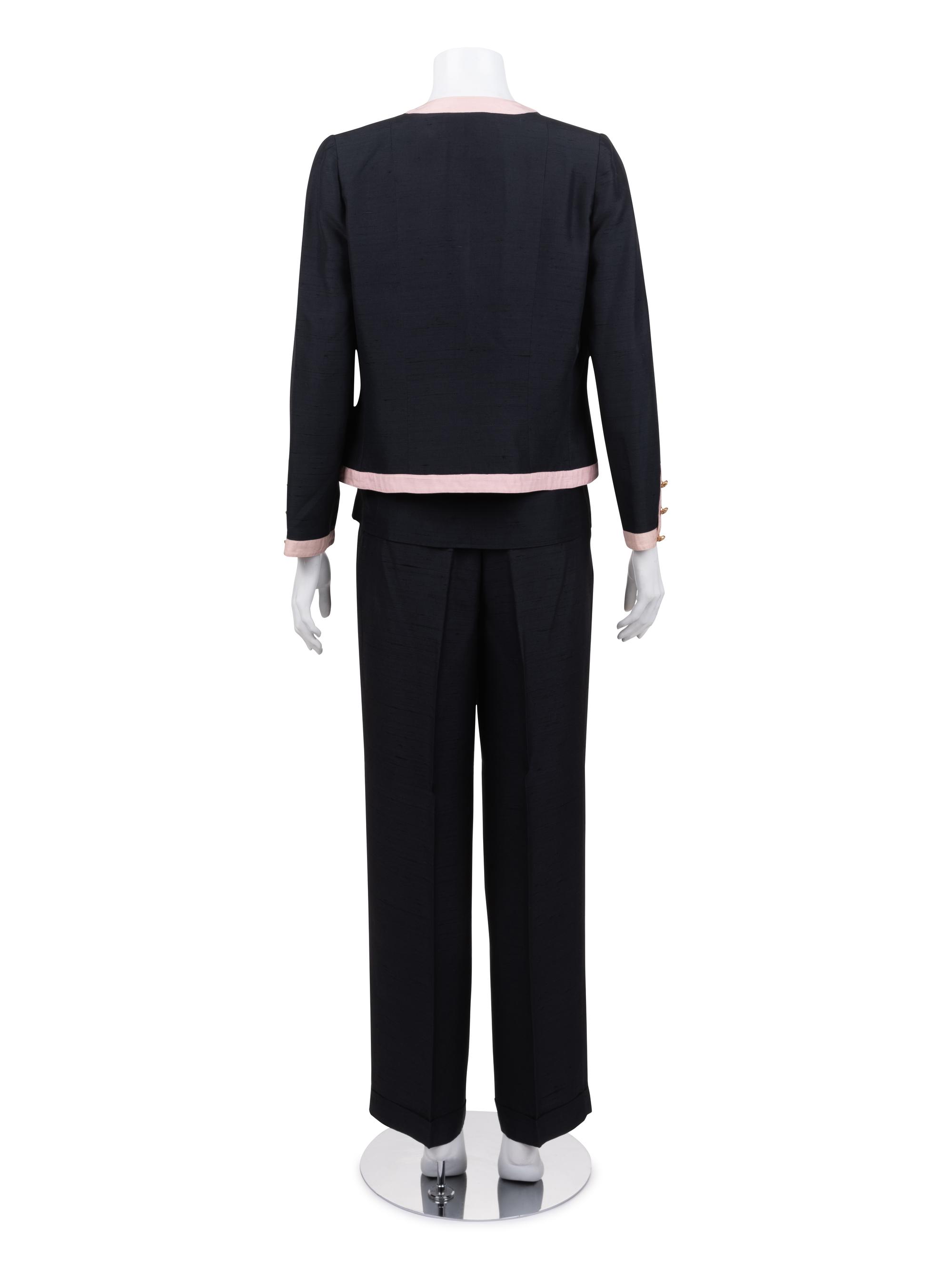 Chanel Silk Pant Ensemble, 1990-2000s