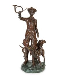 A Continental Bronze Figure