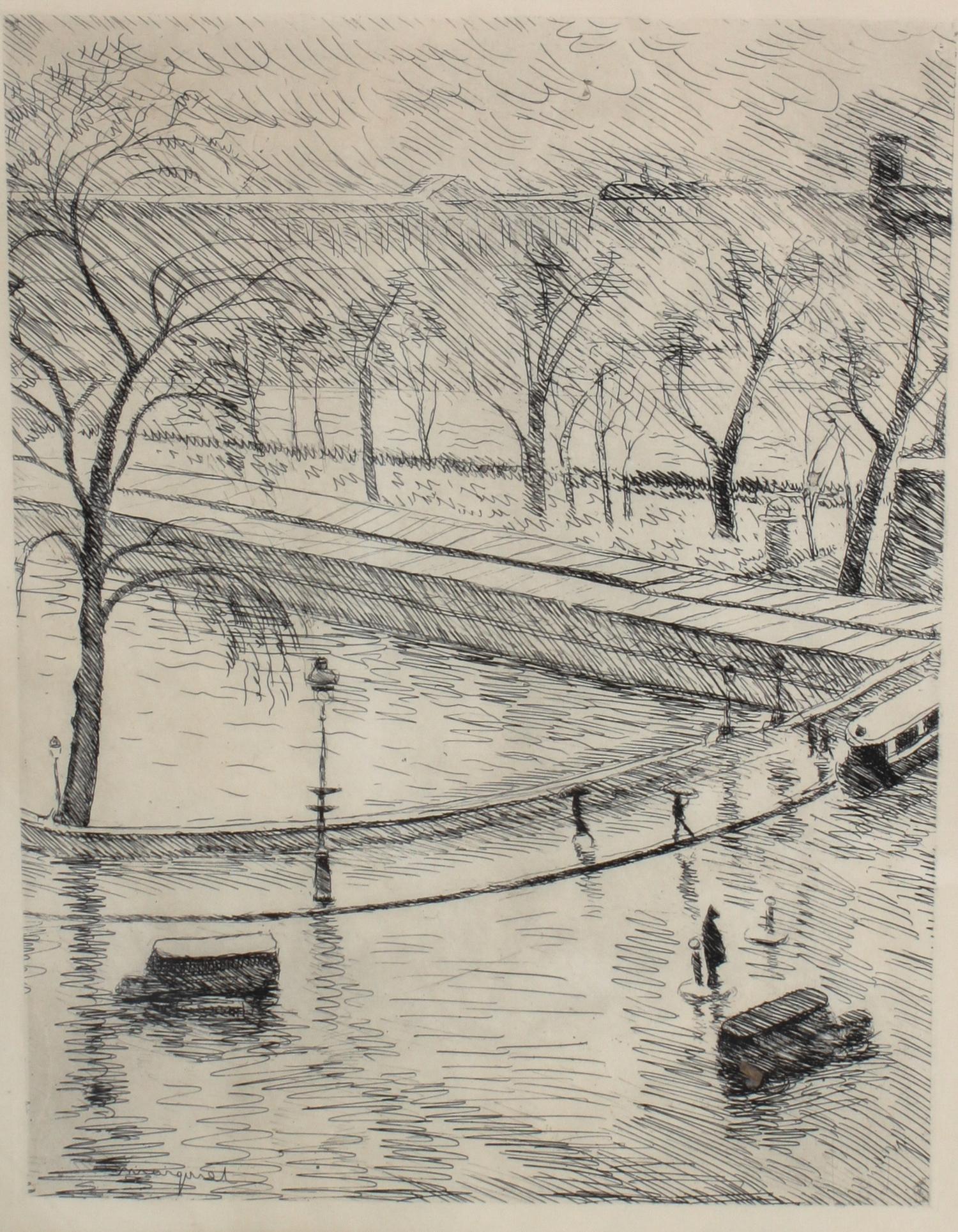 Albert Marquet, (French, 1875-1947), Le Pont Neuf, Paris, 1938