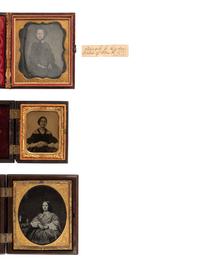 [EARLY PHOTOGRAPHY]. 6 cased images of young women incl. an identified daguerreotype by A.J. BEALS.