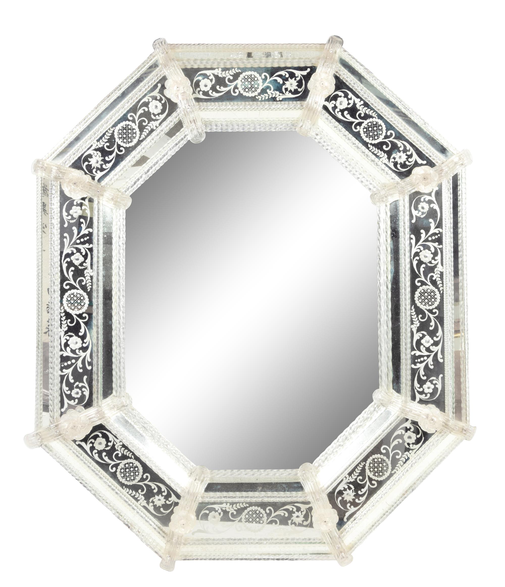 A Venetian Glass Mirror