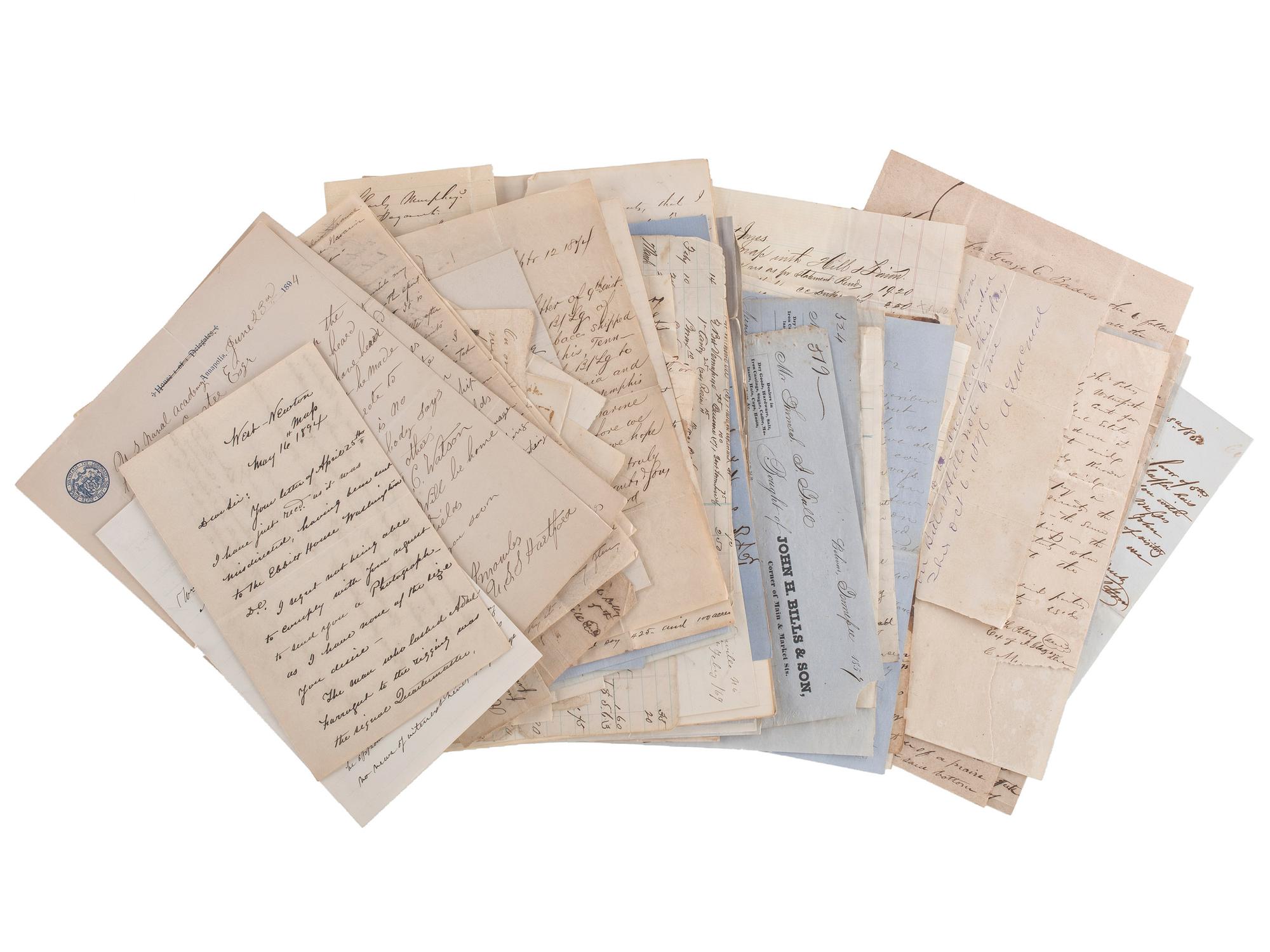 [SLAVERY & ABOLITION] -- [COCKRAN, Francis S. (1814-1886)]. Archive of letters to Maryland abolitionist and Underground Railroad supporter, comprising: