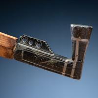 Great Lakes Calumet Pipe Stem, with Steatite Bowl