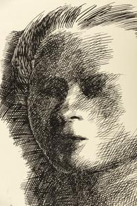 Woman Adjusting her Coiffure and Portrait Head (a pair of works)