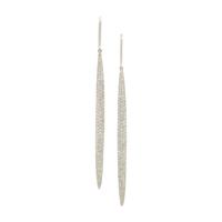 ANITA KO, WHITE GOLD AND DIAMOND LONG 'DAGGER' EARRINGS
