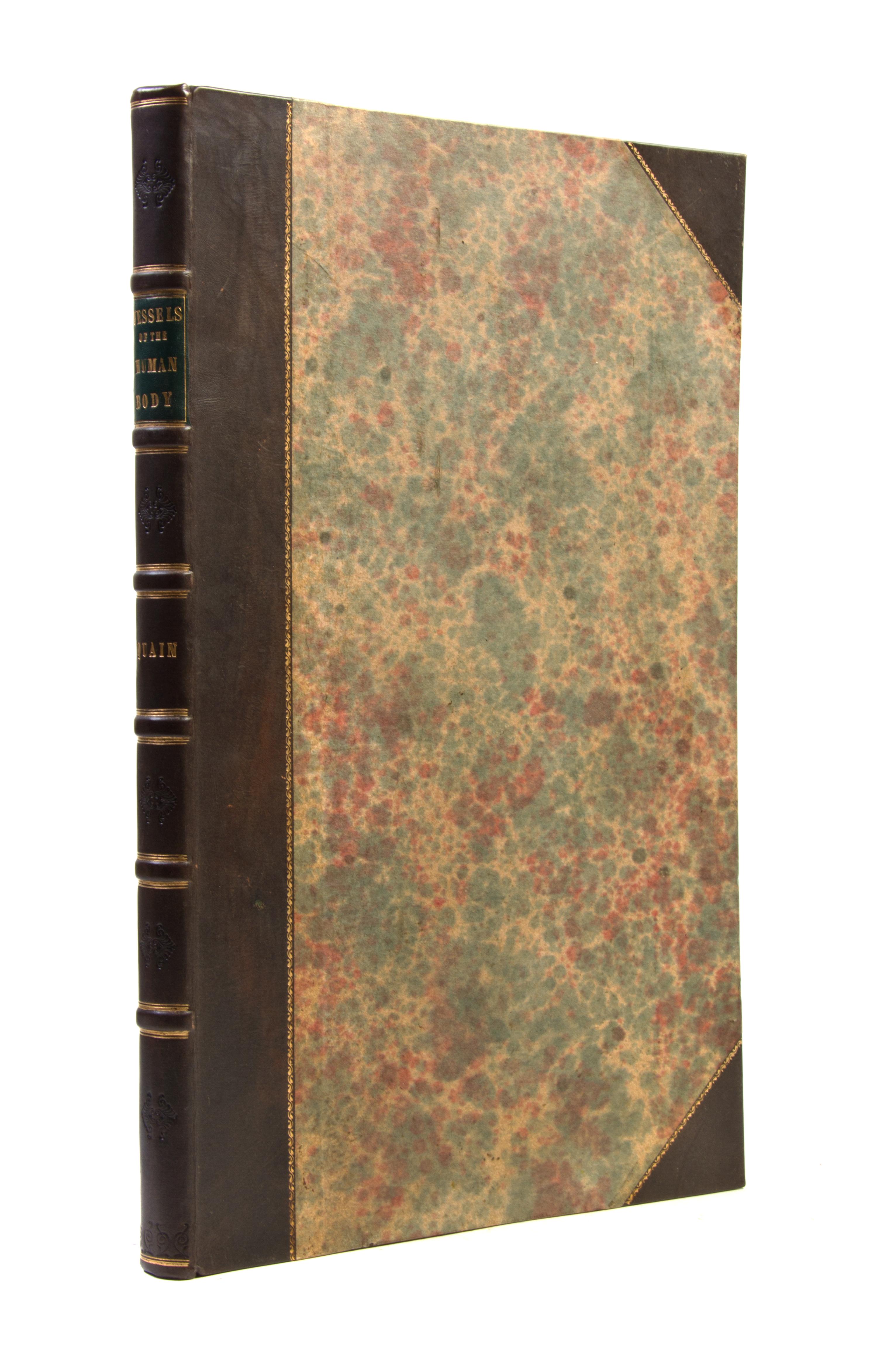 (ANATOMY) QUAIN, JONES AND ERASMUS WILSON, eds. The Vessels of the Human Body; in a Series of Plates... London, 1846. Part two of five.