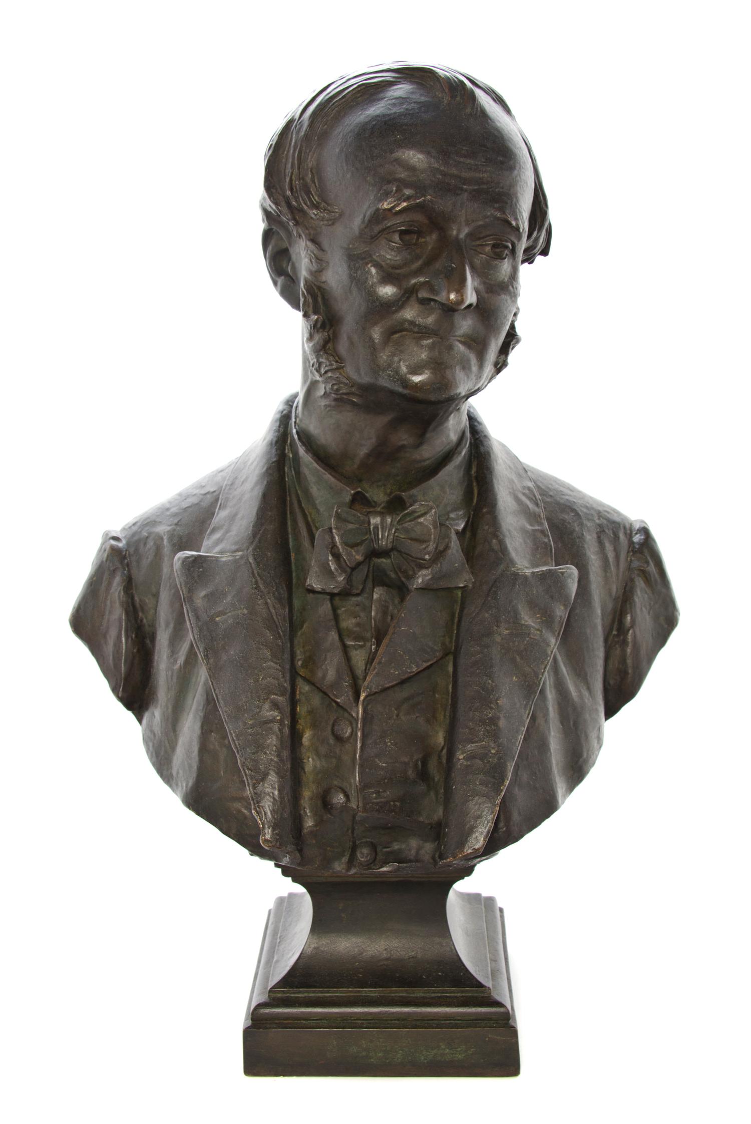 A French Bronze Bust, Height 26 inches.