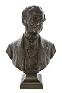 A French Bronze Bust, Height 26 inches.