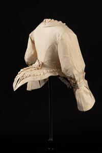 Two Silk Evening Bodices, 1870s