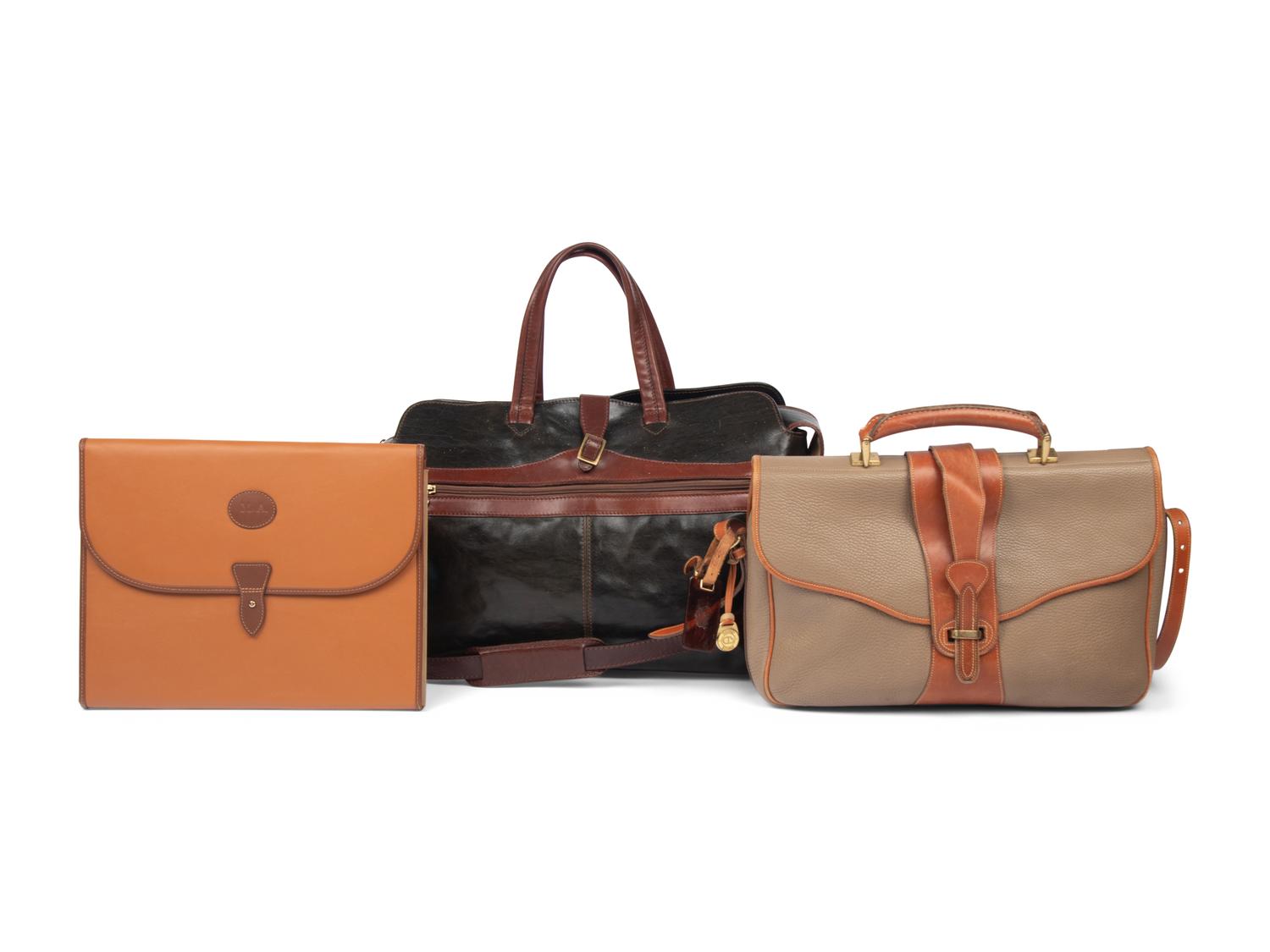 A Group of Three Monogrammed Accessories