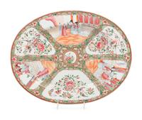 A Rose Medallion Porcelain Platter