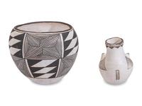 Black-on-White Pottery