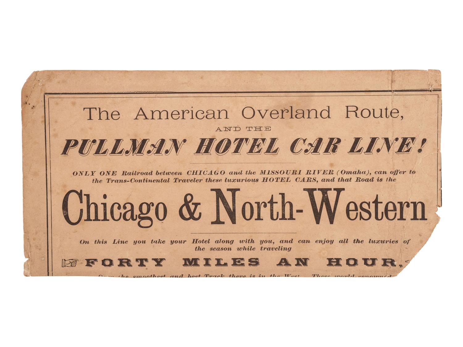 [CHICAGO] -- [FORT DEARBORN]. A group of documents and ephemera related to soldiers and civilians associated with Fort Dearborn, including: