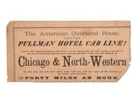 [CHICAGO] -- [FORT DEARBORN]. A group of documents and ephemera related to soldiers and civilians associated with Fort Dearborn, including: