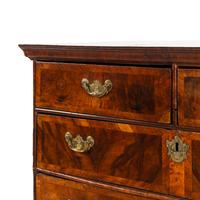 A George I Walnut Chest on Stand