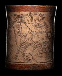 A Maya Codex Style Cylinder Vessel