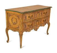 A Venetian Style Painted Commode