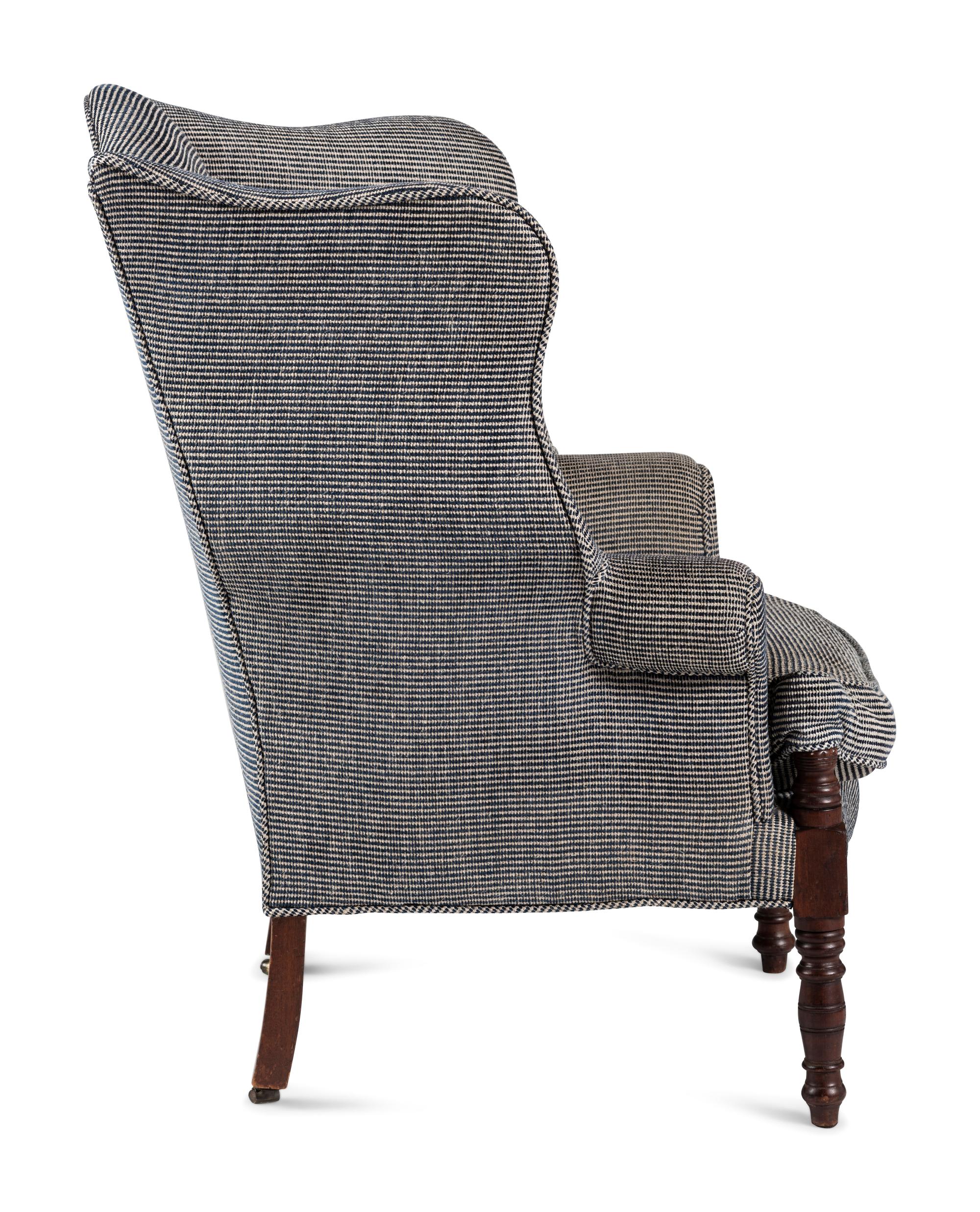 A Country Sheraton Wing Chair