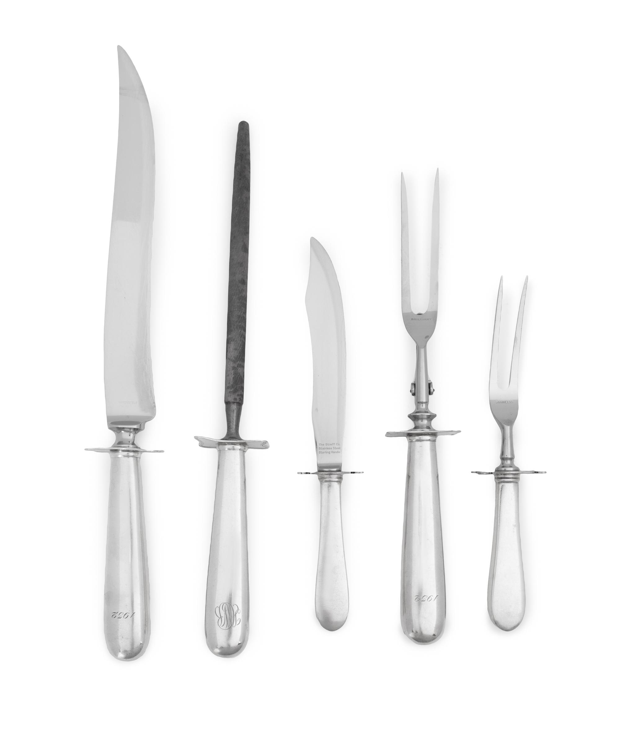 An American Silver Flatware Service