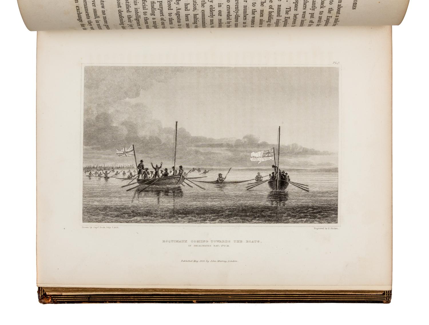 FRANKLIN, John, Sir (1786-1847). Narrative of a Second Expedition to the Shores of the Polar Sea. London, 1828. FIRST EDITION.