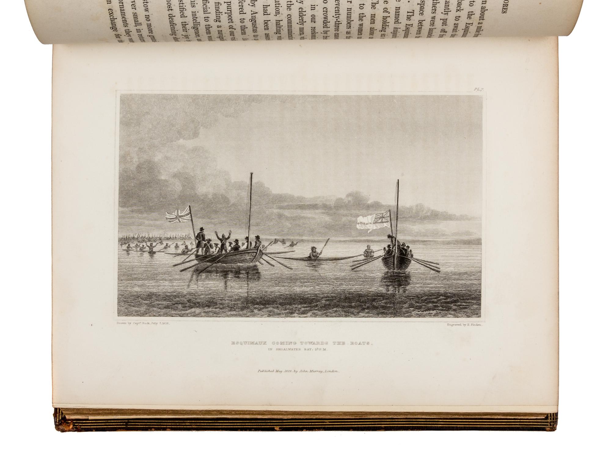 FRANKLIN, John, Sir (1786-1847). Narrative of a Second Expedition to the Shores of the Polar Sea. London, 1828. FIRST EDITION.