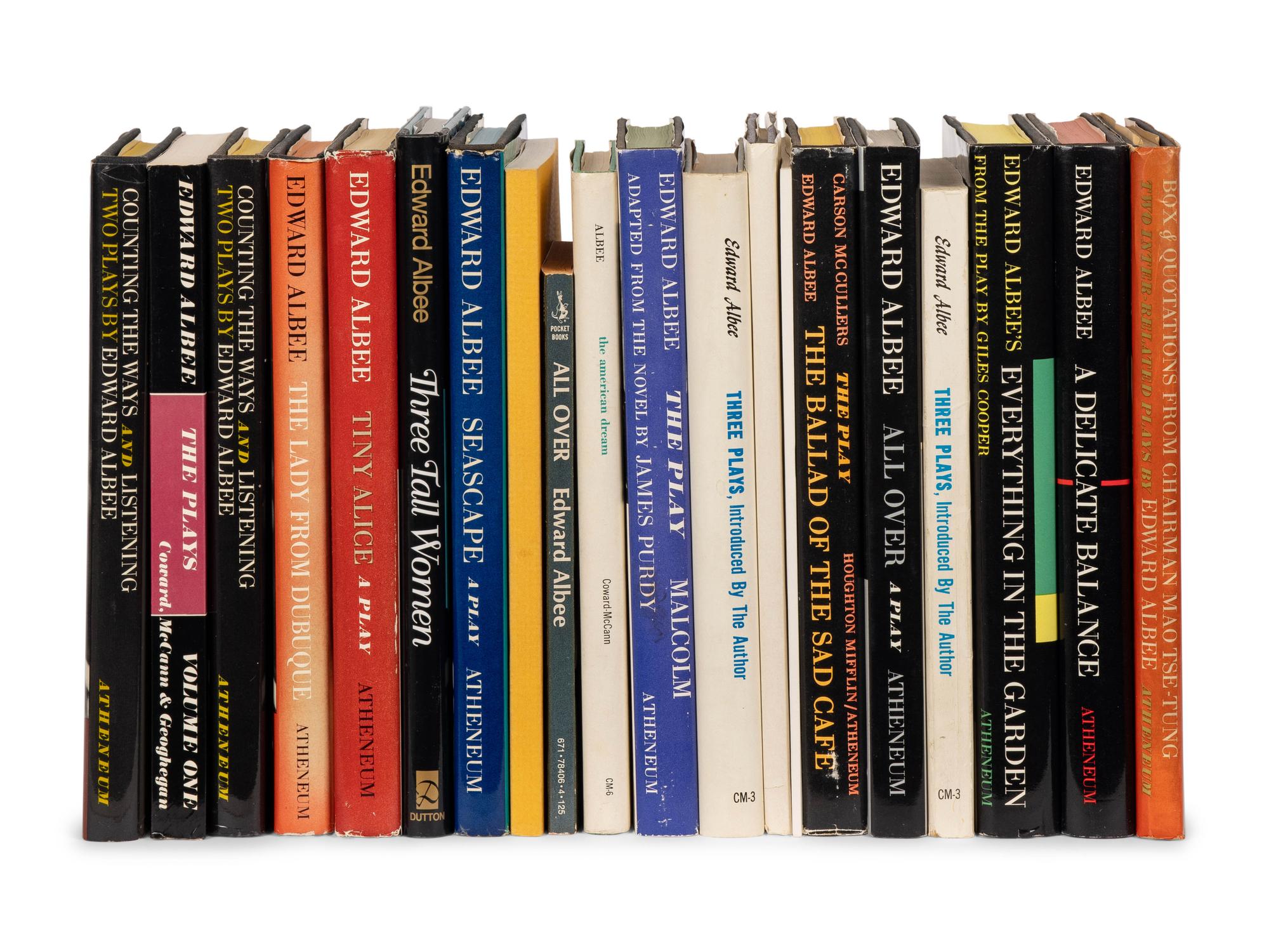 ALBEE, Edward (1928-2016). A group of 20 works, including: