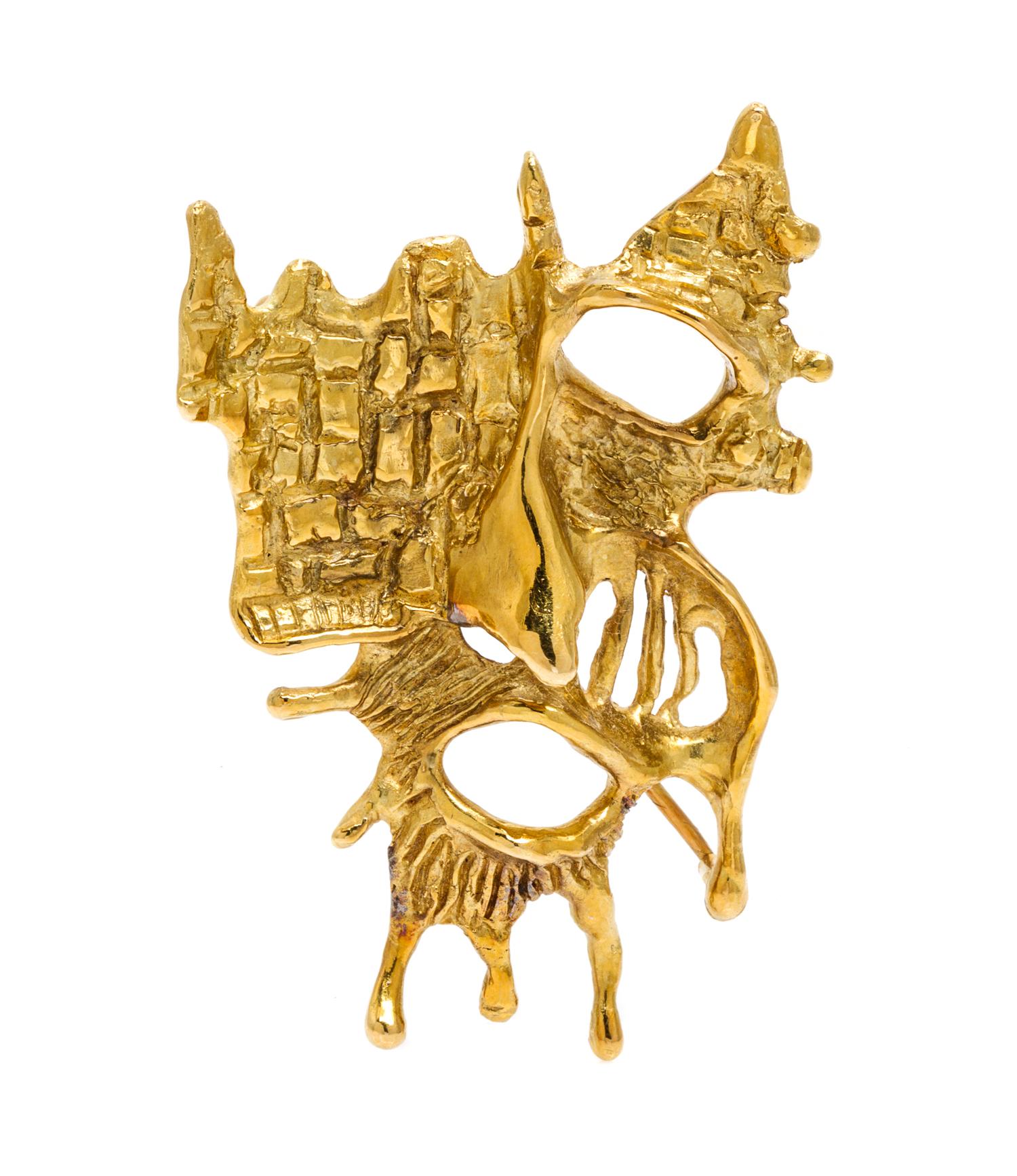 A Yellow Gold Brooch, 22.80 dwts.