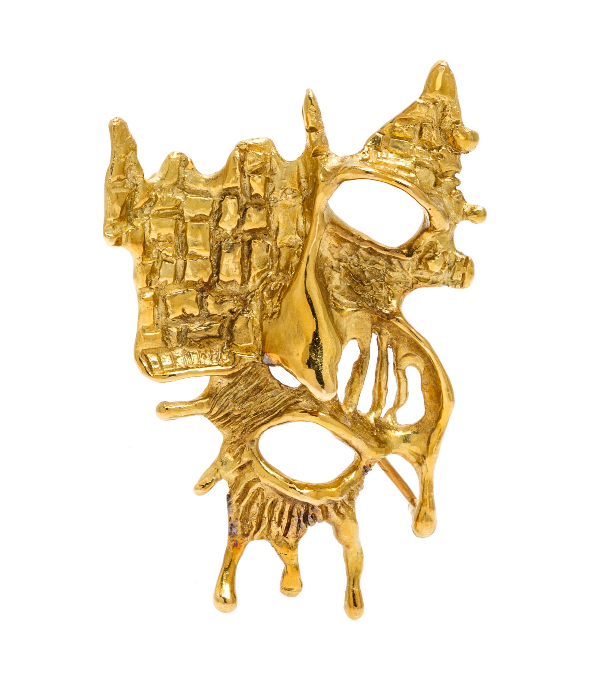 A Yellow Gold Brooch, 22.80 dwts.