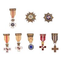 [Militaria] Archive containing medals and photographs of Spanish Cavalry Commander Fernando Suarez Pascual.